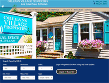Tablet Screenshot of orleansvillageproperties.com